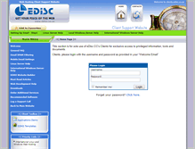 Tablet Screenshot of clients.edisc.co.za